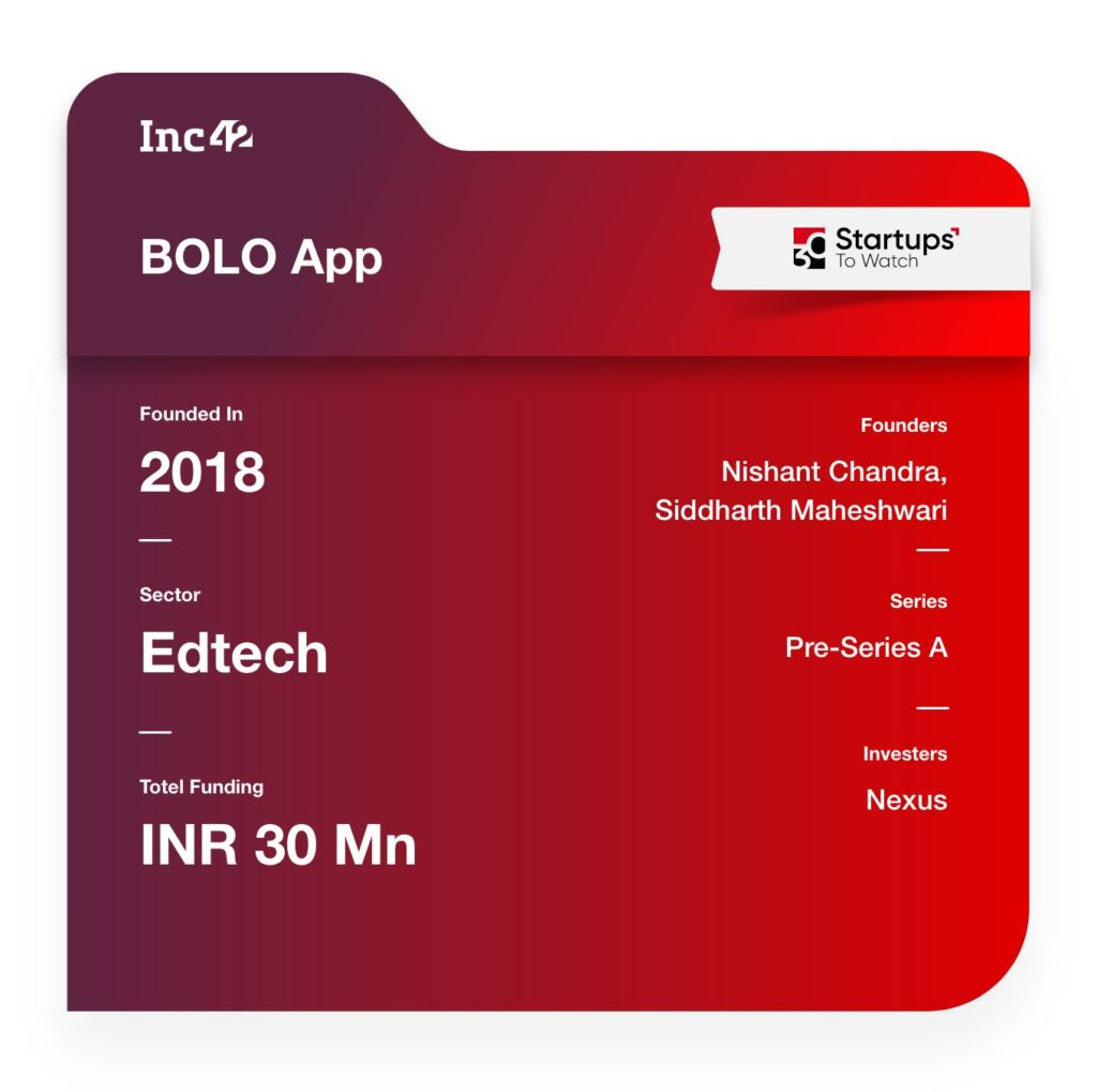30 Startups To Watch: The Startups That Caught Our Eye In March 2020 bolo app