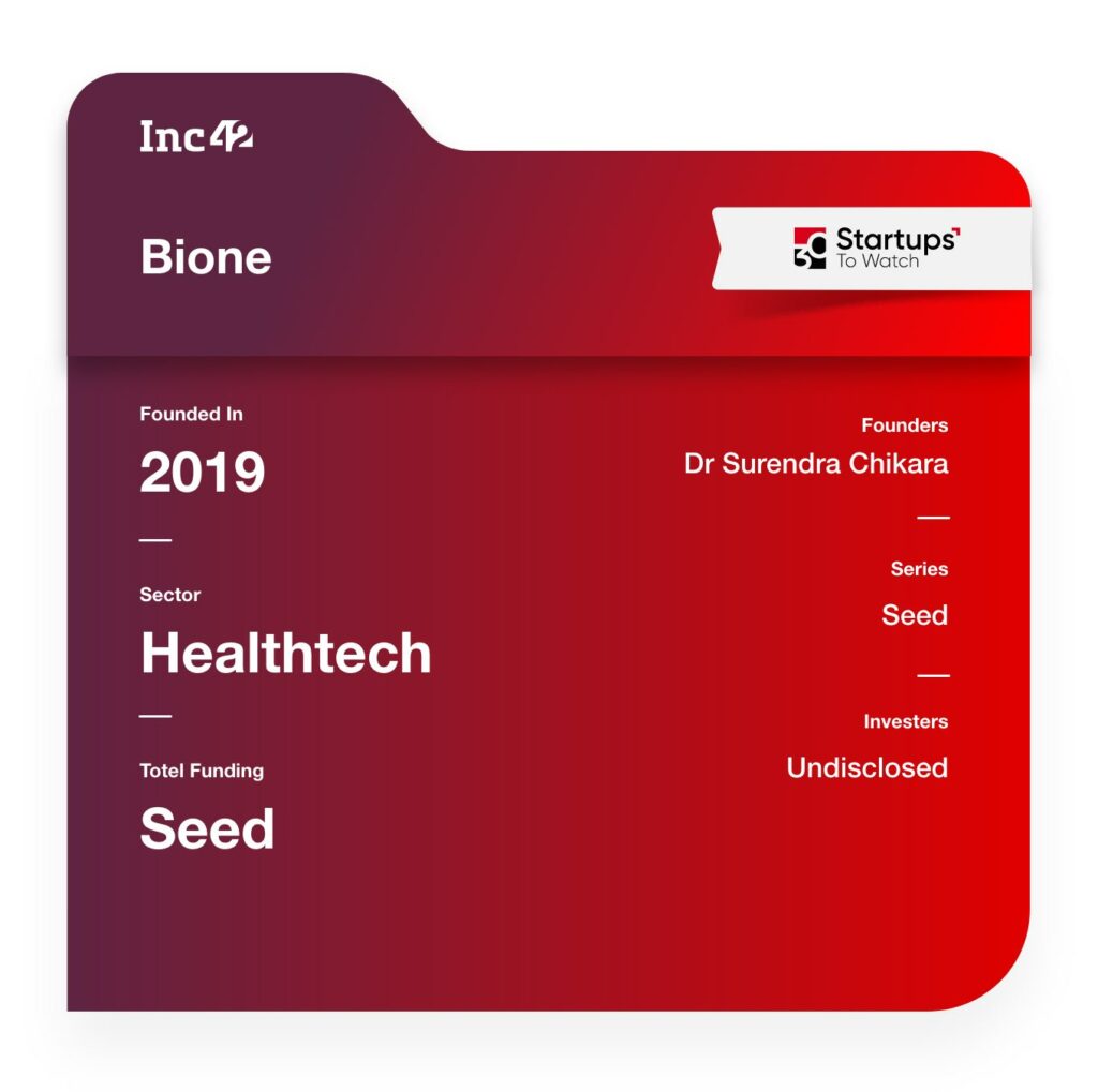 30 Startups To Watch: The Startups That Caught Our Eye In March 2020 bione