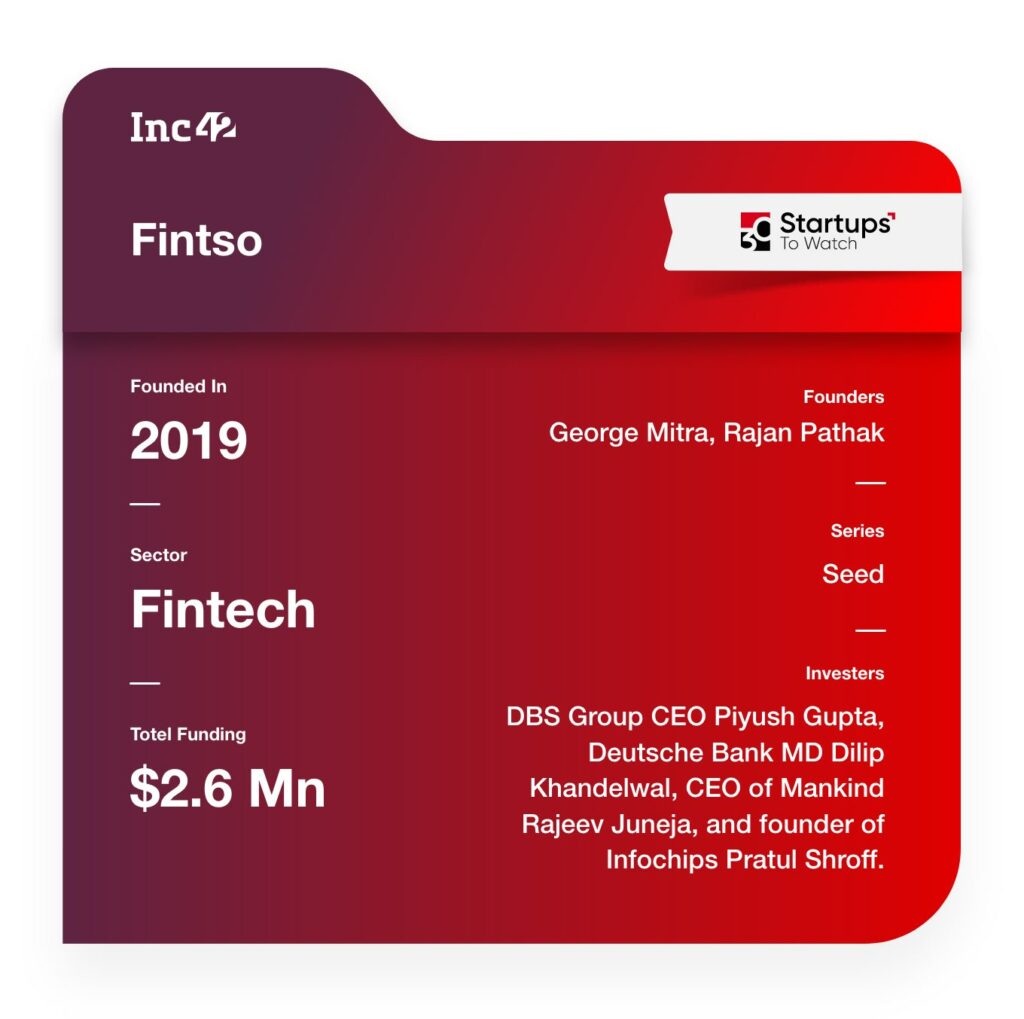 30 Startups To Watch: The Startups That Caught Our Eye In March 2020 fintso