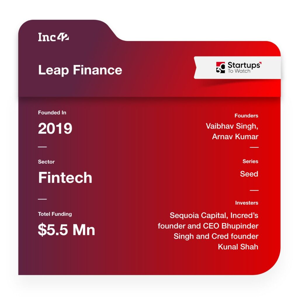 leap finance fintech startup