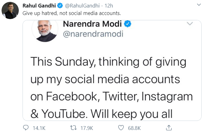 PM Modi To Quit Social Media On Sunday, Or Is It Just For Women's Day?