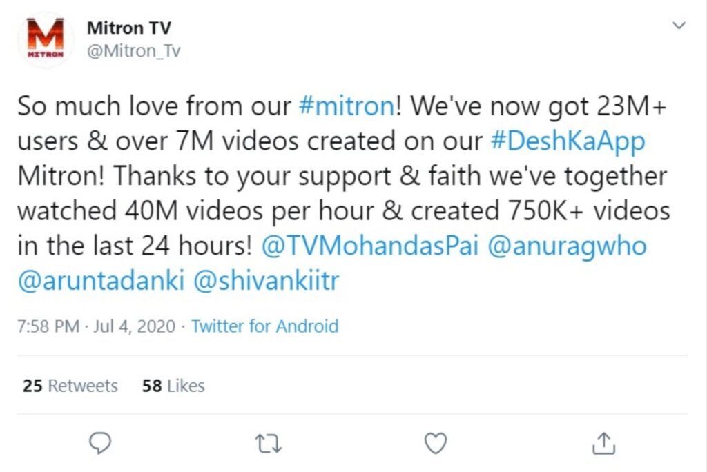 After TikTok’s Exit, Indian Alternatives Trell, Mitron & Chingari Witness Surge In Downloads