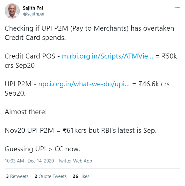 Will Big Tech’s UPI Domination In India Bite Credit Card Giants Visa, Mastercard? 
