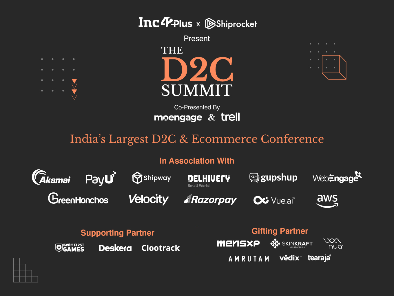 Thank You, Sponsors And Partners For Making The D2C Summit A Monumental Success!