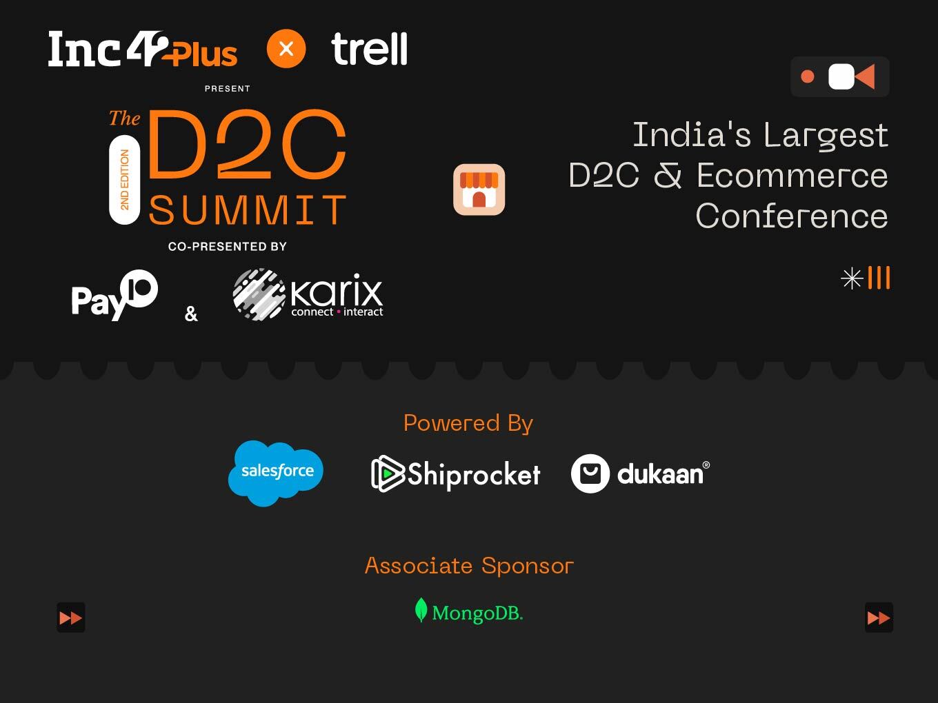 Thank You, Sponsors And Partners, For Making The D2C Summit A Grand Success!