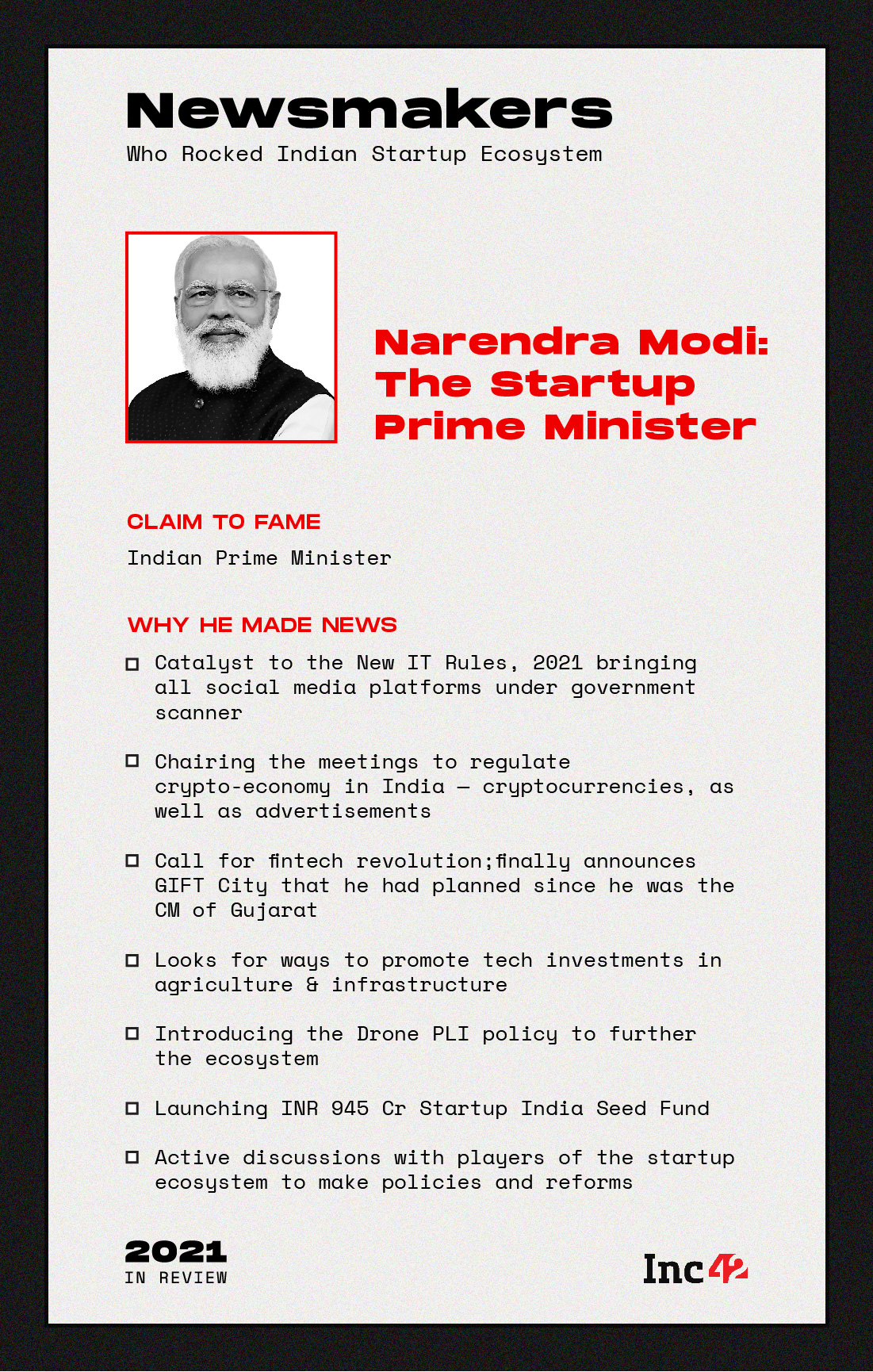 Narendra Modi — The Startup Prime Minister