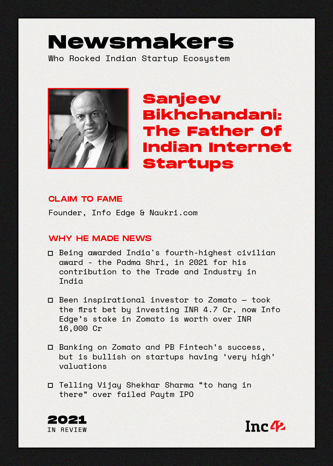 Sanjeev Bikhchandani — The Father Of Indian Internet Startups