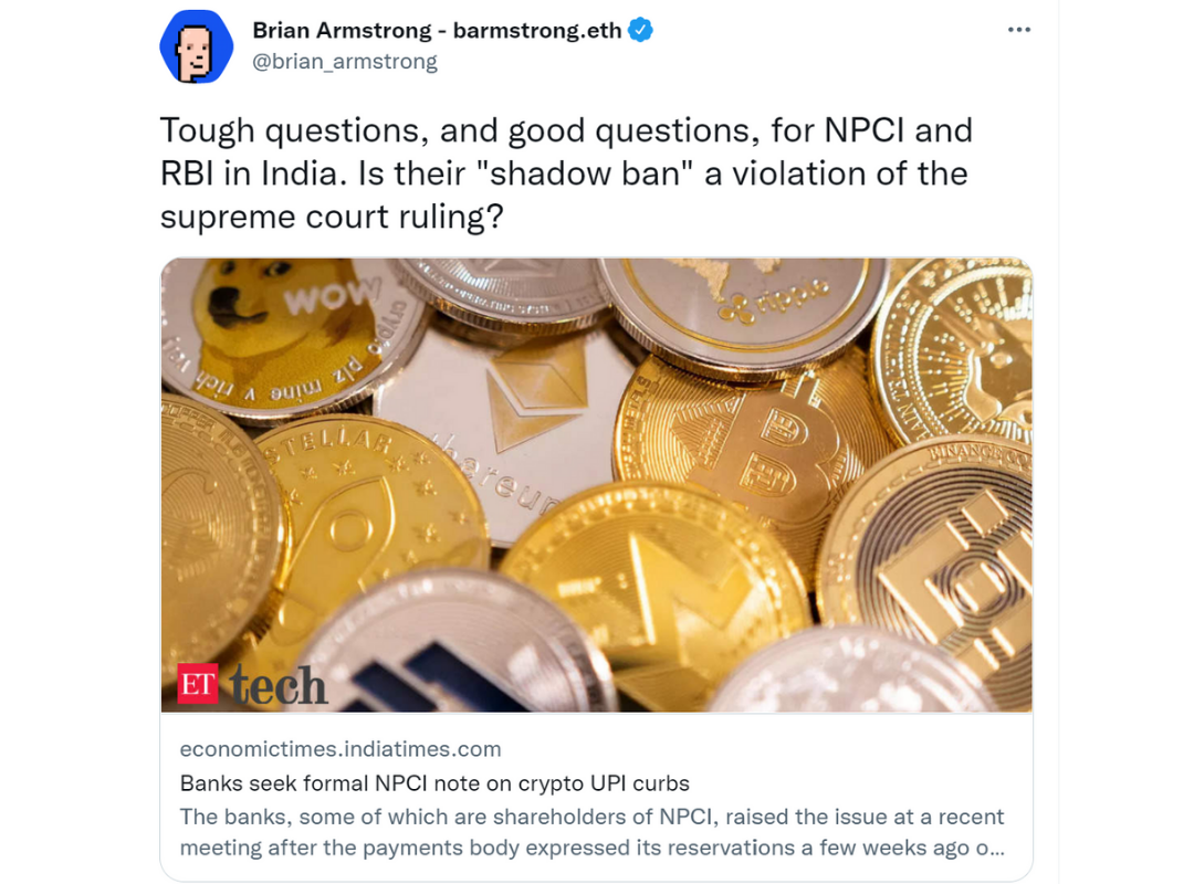 India’s ‘Shadow Ban’ On Crypto Trading
