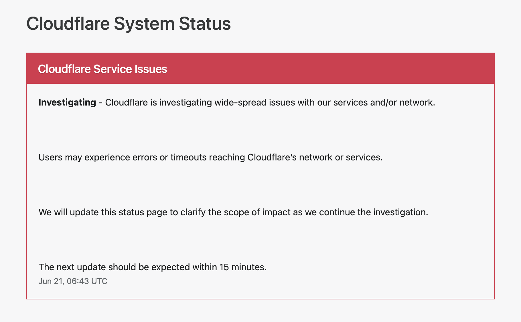 Cloudflare Outage Takes Zerodha, Discord, Among Others Offline