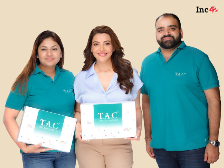 Indian Actress Kajal Aggarwal Backs D2C Ayurvedic Startup TAC