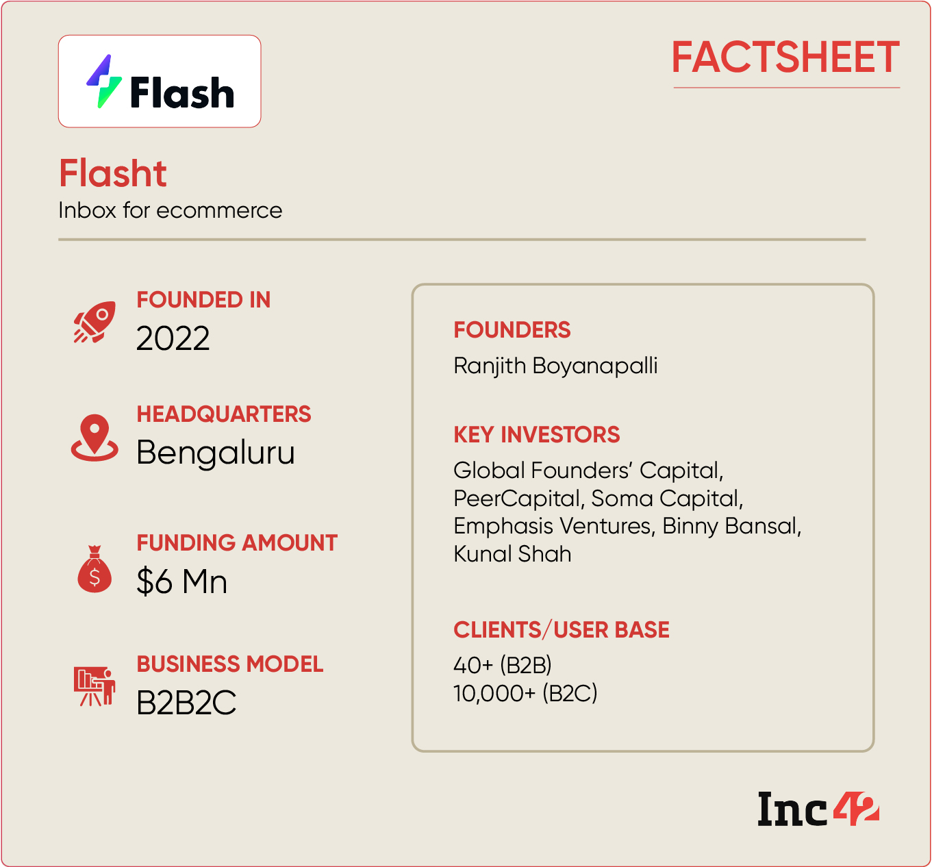 Flash factsheet