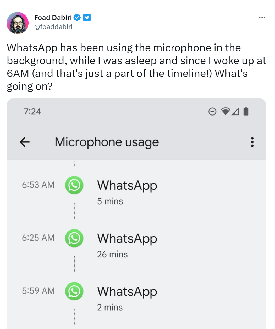 Whatsapp privacy breach