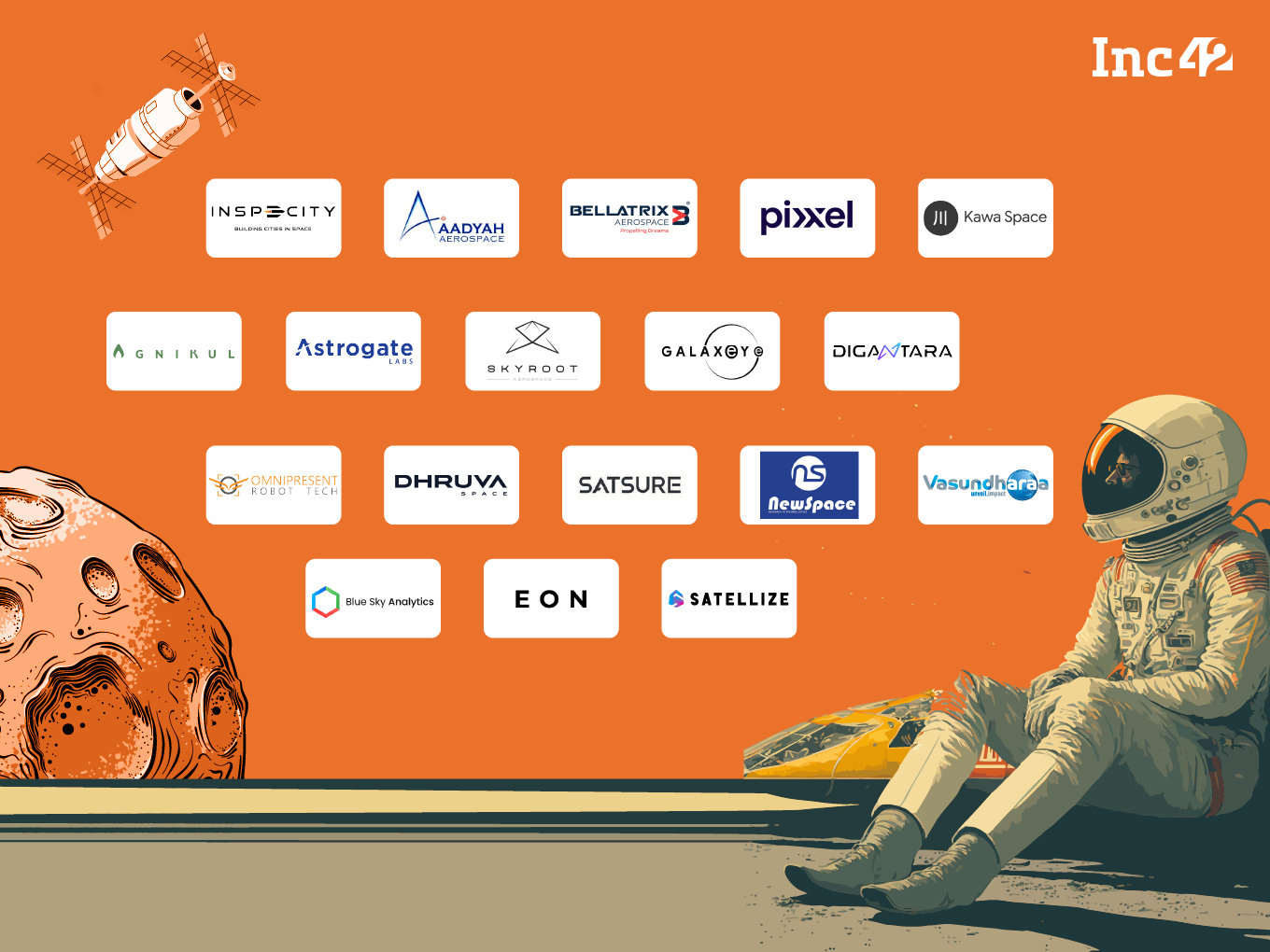 Meet The 18 Spacetech Startups Winning The Space Race For India