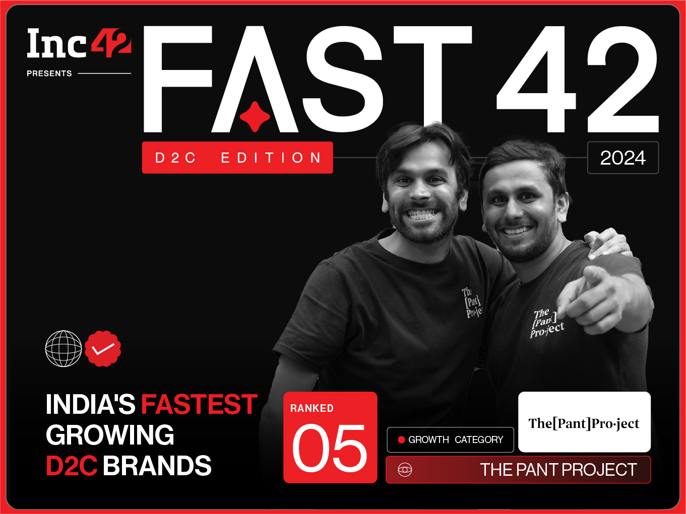 The Pant Project Has Ranked 4th On Inc42's Fast42 D2C Edition 2023