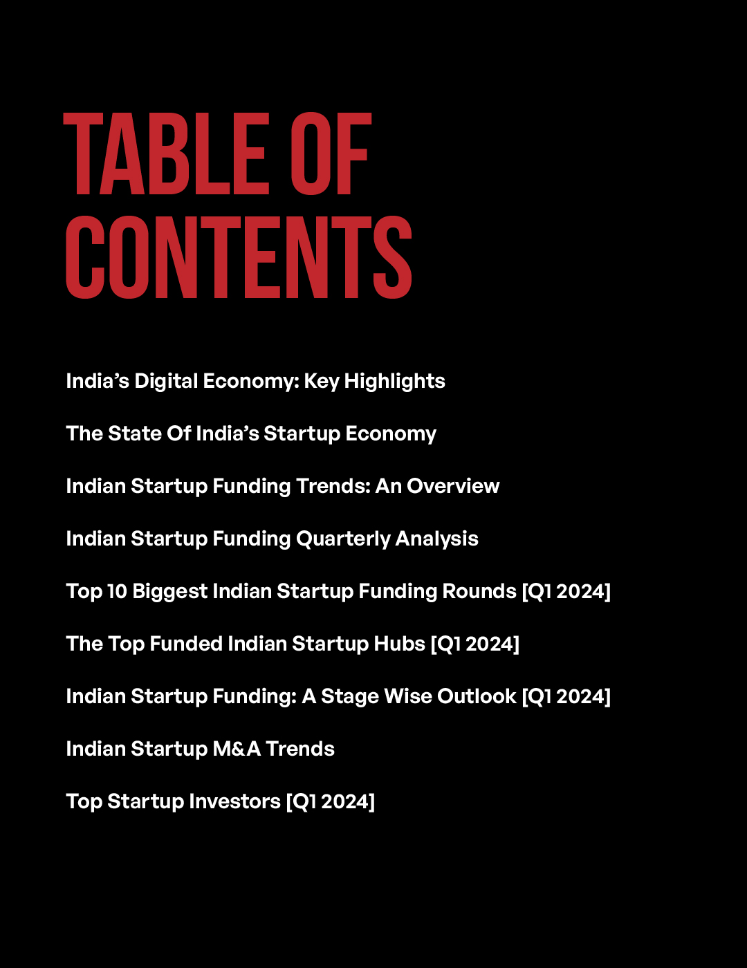 Indian Tech Startup Funding Report Q1 2024 - Inc42 Media